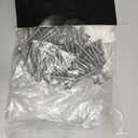 #10 x 2" Sheet Metal Screws 100Pcs 410 Stainless Steel Flat Head Tek Screws Fast Self Tapping Screws by SG TZH