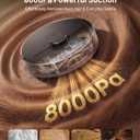 Robot Vacuum and Mop, 8000Pa, Up to 70-Day Self-Emptying Station