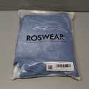 roswear Women's Wide Leg Jeans Casual High Waisted Stretch Baggy Loose Denim Pants (Light Blue) S