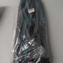 Adult Snorkel Fins - Men & Women's Long Scuba Diving Fins for Travel & Snorkeling (US Men 7-7.5 | US Lady 9-9.5, Blue Black)