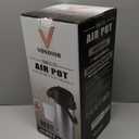 Coffee Carafe for Keeping Hot - 102oz/3L Airpot Coffee Dispenser with Pump - Insulated Stainless Steel Hot Beverage Dispenser for Parties - Thermal Carafe for Hot Drinks Water Tea Chocolate