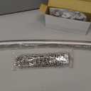 42-72 Inches Adjustable Arched Curved Shower Curtain Rod with 12 Pcs Shower Curtain Rings for Bathroom, Fitting Room, or Kitchen, Wall Drill Needed, Easy Installation, Satin Nickel