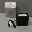 Gaiatop Mini Space Heater, Lightweight PTC Ceramic Fast Heating 500W Energy Efficient for Indoor Use, Overheating & 45 Tip-Over Protection, Portable Desk Electric Heaters for Office Home Black