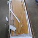 DWVO TV Stand 3 Drawer Dressers Storage Cabinet Natural Rattan Oak Wooden Chest with Golden Handles - Modern Large Closet Boho for Living Room/Hallway/Entryway