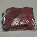 Christmas Wreath Storage Bag 30 inch Christmas Decoration Container with Transparent Window Garland Storage Bag with Three Handles Double Zipper (red) (30")