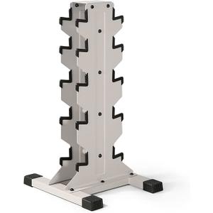 CAP Dumbbell Rack for Home Gym – Vertical Storage Stand, Holds Multiple Pairs (100–300 lbs), Heavy-Duty Steel with Non-Slip Base | Multiple Options