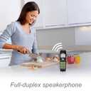 [New] VTech VG134-11 DECT 6.0 Cordless Home Phone with Bluetooth Connection, Digital Answering Machine, Backlit Display,Full Duplex Speakerphone, Caller ID/Call Waiting,1000 ft Range (Black)