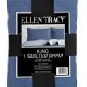 Ellen Tracy™ Quilted Sham 100% Polyester King Denim, King