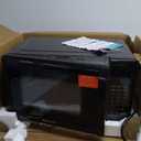 Emerson MW7302B Compact Countertop Microwave Oven with Touch Control, LED Display, 700W, 10 Power Levels, 6 Auto Menus, Glass Turntable and Child Safe Lock, 0.7 Cu., Ft. Black : Home & Kitchen