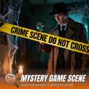 Mystery Dinner Party Game Kit - Crime Scene Decorations, Includes Tape, 50 Markers & Object Cards