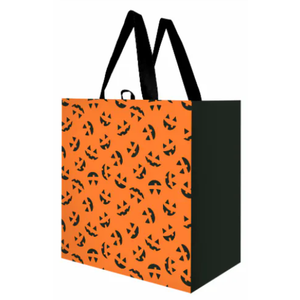 Halloween Jacko-Lantwrn Reusable Tote Bag's - 5 Pack