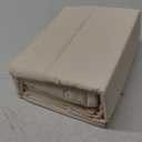 TEXAS LINEN CO. 100% Egyptian Cotton Sheets - 600 Thread Count 4 PC King Size Sheet Set, Soft, Cooling, High Thread Count Sateen Weave, Extra Long Staple Luxury Bedding, 16" Deep Pocket - Ivory