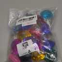 Niceup 26pcs Big Diving Gems Large Diamond Toys Kids Girls Princess Mermaid Party Favors Christmas Stocking Stuffers Pirate Treasure Chest Toys Fake Jewels Gemstones 1.57in for Easter Egg Fillers