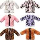 6 Pieces 11.5 Inch Girl Doll Clothes Accessories Winter Coat Doll Clothing Doll Outfits for Girls Birthday Gifts Pretend Play Doll Decor