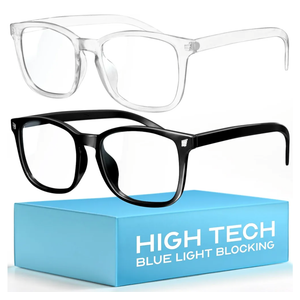 livho High Tech Blue Light Glasses - Advanced 99% Blue Light Blocking Computer Glasses - Anti Eyestrain & UV Glare Protection