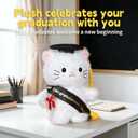 Graduation Decorations 2026 Cat Plush9.45 Inch Class of 2026 Graduation Plush Cat Stuffed Animal,Cute Graduation Gifts for Kindergarten, High School, and College Graduates (Cat)