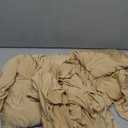 Babenest 32"x 43" Round Cocktail Table Skirt, 6 Pack Spandex Stretch Round Tablecloths Natural Wavy Drapes, Fitted High Top Bar Cocktail Table Covers for Wedding Party Birthday Banquet (Champagne)