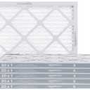 Amazon Basics 14x20x1 Air Filter, MERV 8 AC Furnace Filters, Allergy Control, Electrostatic, Removes Dust Pollen and Lint, 6-Pack (Actual Size: 13.75" x 19.75" x 0.75")