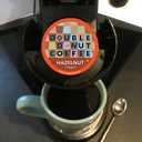 Double Donut Coffee Flavored Coffee Pods, Caffeinated Hazelnut Coffee Pods for Keurig K Cups Machines, Medium Roast, 80 Count (Pack of 1) (EXP 09/24/27)