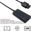 LEVELHIKE HDMI Cable for Super Nintendo SNES, Super Famicom SFC Console - SNES to HDMI Adapter with True RGB Signal Output (100% Improved Video Quality), HD Converter with 4:3/16:9 Switch