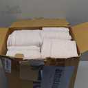 MIULEE Pinch Pleated Thick Linen Curtains 90 Inches 4 Panels Set Ivory Cream Back Tab Memory Trained Pinch Pleat Semi Sheer Light Filtering Privacy Curtains Window Drapes for Living Room Bedroom Birch