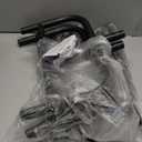 Abiglifty 2 Tier Clothing Rack with Adjustable Height, Heavy-Duty Double Rod Garment Rack, Freestanding Double Clothing Rack for Closet Organization, Bedroom, Living Room, Black