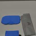 Mavogel Cotton Sleep Mask - Breathable Light Blocking Sleep Eye Mask, Soft Comfortable Night Sleeping Mask for Men Women, Eye Cover for Travel/ Shift Work/ Nap, Includes Travel Pouch (Cobalt Blue)