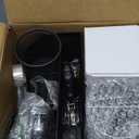 17 in 1 Black Desk Organizers and Accessories Set, 3 Office Desk Supplies Storage Organization, 4 Pens, Stapler, Staples & Remover, Tape & Dispenser, Scissors, Ruler, Clips, Hole Punch, Back to School