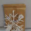 Northlight 13" White LED Lighted Snowflake Christmas Window Silhouette