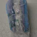 COFACE Women's Memory Foam House Slippers Arch Support Moccasin Winter Shoes Ladies Warm Fuzzy Faux Fur Collar With Indoor Outdoor Rubber Sole (5, Blue)