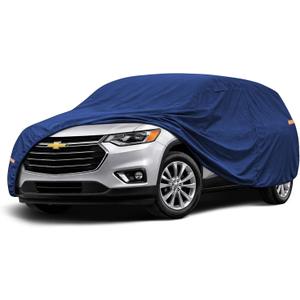 Coverlex Premium Chevy Traverse Car Cover Waterproof All Weather, Heavy Duty Car Tarp Custom Fit for 2009-2026 Traverse LS, LT, RS, Z71, Premier, High Country (Gen 1, 2, 3)