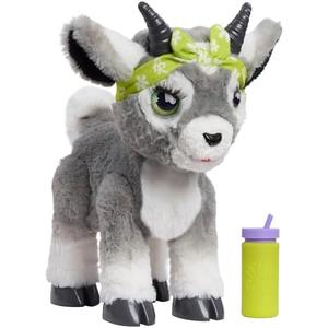 Just Play furReal Daisy The Yoga Goat Interactive Toy, 11-inch Realistic Plush, Kids Toys for Ages 4 Up