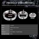 LECART Car Interior Accessories Fit for Ford Explorer 2024 2023 2022 2021 2020 PRND Shift & Drive Mode Knob & Ignition Button Covers Bling Auto Decoration Stylish Metal Decal Decor Trims 3Pcs