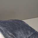 L'AGRATY Weighted Lap Blanket 5lb: Small Weighted Blanket for Adults Portable Travel - Cooling Pad for Relaxation Sleeping - Cozy Washable All-Season (29" x 24") (01-dark Grey)