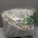 Short Curtains for Small Window 1 Panel,1 x 52W x 18H,Light Gray Bistro Curtains,Embroideried Stripes Pattern with Tassels Short Curtain with Rod Pocket