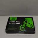 Zacro Bike Seat Cushion - Gel Padded Bike Seat Cover for Men Women Comfort, Extra Soft Exercise Bicycle Seat Compatible with Peloton, Outdoor & Indoor Bike Saddles (Black)