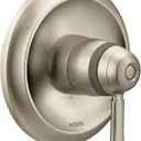 Moen Wynford Brushed Nickel ExactTemp Thermostatic Valve Shower Trim Kit, Valve Required, T6601BN