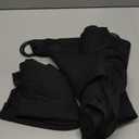 Momcozy Baby Wrap Carrier, Easy to Wear Infant Carrier Slings, Lightweight Hands Free Baby Sling, Adjustable Baby Carriers for Newborn to Toddler 8-35 lbs, Black