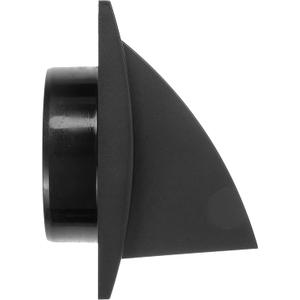 4 Inch Anthracite Plastic Dryer Vent Cover with Backdraft Damper  Exterior Wall Exhaust Hood Grille with Non-Return Protective Flap  Outside Air Vent Cover for Dryer, Bathroom & HVAC