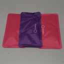 Soft Ice Packs for Lunch Box, Bags, Bento Boxes, 4 Pack, Slim Reusable and Refreezable Pouches for Kids Girls Adults, Travel, School, Work, or Camping, Long Lasting Cold, Flexible | Pink Purple