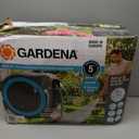 GARDENA Retractable Garden Hose Reel - 115 Feet - Auto Retract Hose Reel with 180 Swivel Wall Mount - Heavy Duty - Integrated Spray Nozzle - 18630