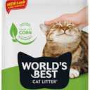 WORLD'S BEST CAT LITTER Comfort Care Unscented, 32-Pounds - Natural Ingredients, Quick Clumping, Flushable, 99% Dust Free & Made in USA - Long-Lasting Odor Control & Easy Scooping