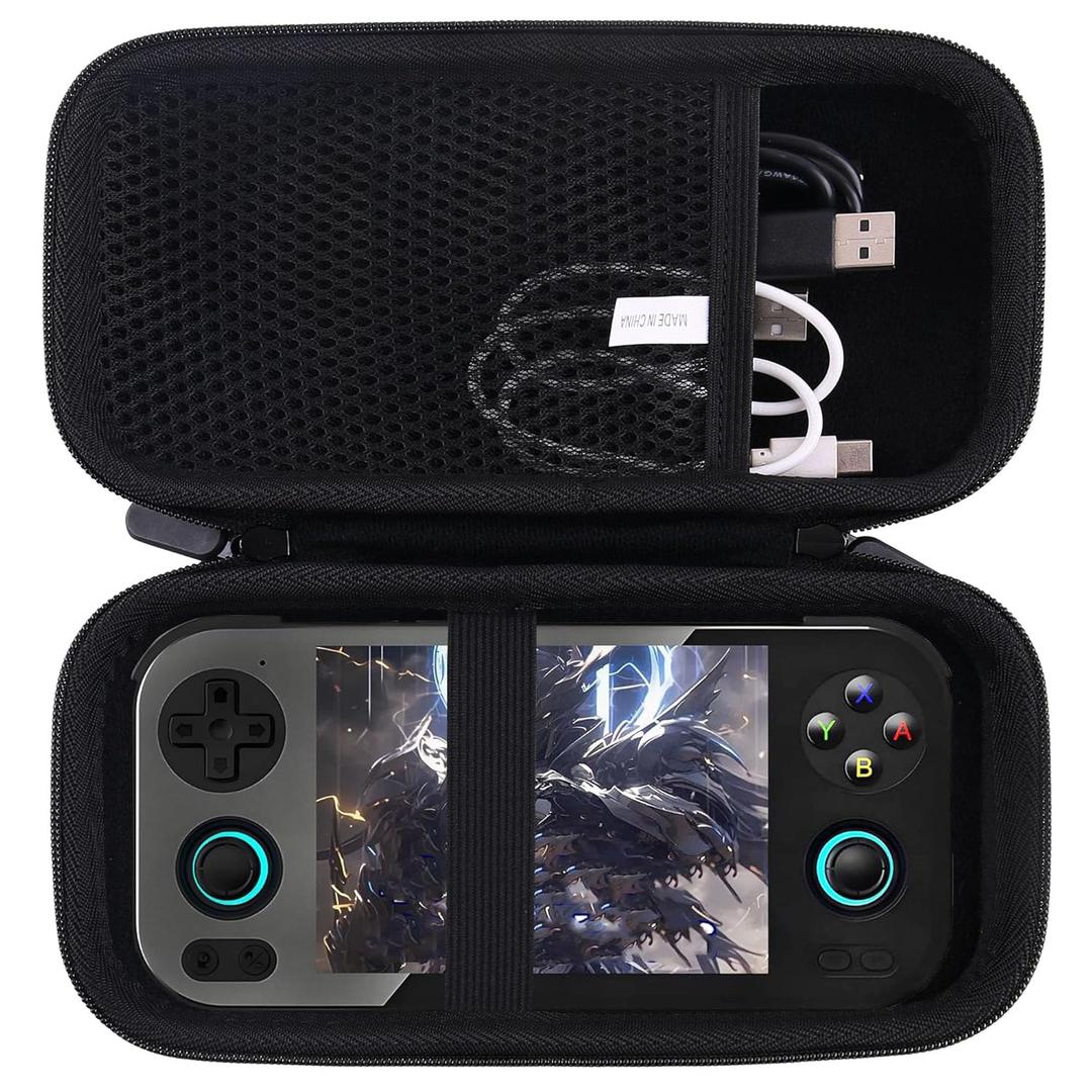 WAIYUCN Hard Carrying Case Compatible with RG476H Retro Game Console Handheld Game Protective Case (Black)