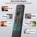 for Sony-TV-Remote-Control, Replacement for Sony Bravia TV Remote for All Smart LED OLED Series TVs with Voice Control