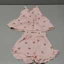 SANMIO Toddler Girl Clothes Summer Baby Girl Cute Sleeveless Tank Tops with Bow and Ruffled Shorts 2Pcs Outfits Set, Size: 6-12 Months