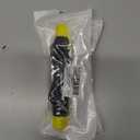 2 x Clip-On Golf Grip Trainer, Golf Swing Training Aid for Improving Proper Hand Positioning (BLACK+YELLOW)