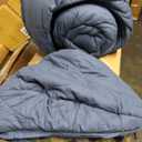 Mountainlodge 100% Cotton Shell and Lining Sleeping Bag for Adult Cold Weather with Compression Bag&Carry Bag for Camping,Travel and Car Camping