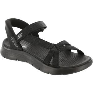 Skechers Women's Go Walk Flex Sandal-Illuminate Hands Free Slip-ins Fisherman (9, Black)