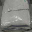 JA COMFORTS 2828 Premium Goose Down Feather Throw Pillow Inserts(Set of 1)-5% Down Filling,High Filling Weight,250 TC Cotton Cover, Square, White