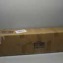 Goplus Set of 3 Artificial Snow Flocked Christmas Tree, 3' 4' 5' Slim Pencil Xmas Tree with Silver Metal Buckets, Faux Potted Christmas Trees for Front Porch Entrance Indoor Holiday Office Home Decor